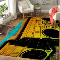 Hip Hop Area Rug Music Rug Regtangle Carpet Floor Decor Home Decor