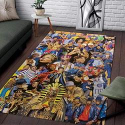 Hip Hop Legends Area Rug Living Room Rug Home Decor Music Floor Decor 021143