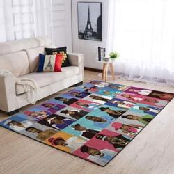Hip Hop Legends Cartoon Area Rug Living Room Rug Home Decor Music Ofd 02117