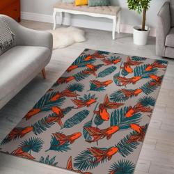 Hippie Flower Floral Area Rug Living Room Rug Home Decor Carpet