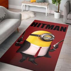 Hitman Minions Despicable Minions Cartoon Movies Area Rugs Living Room Carpet Rug Regtangle Carpet Floor Decor Home Decor