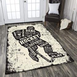 Hockey Area Rugs Living Room Carpet Christmas Gift Rug Regtangle Carpet Floor Decor Home Decor V11230