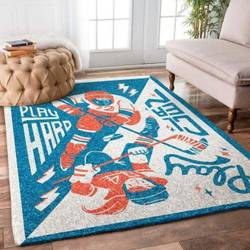 Hockey Lover Area Rugs Living Room Carpet Christmas Gift Rug Regtangle Carpet Floor Decor Home Decor V11188