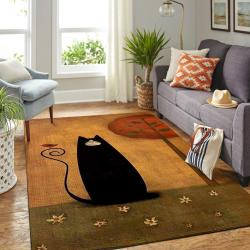 Hoity Toity Cat Area Rug Htc190827 Ofd Area Rug Living Room Carpet Rug Regtangle Carpet Floor Decor Home Decor