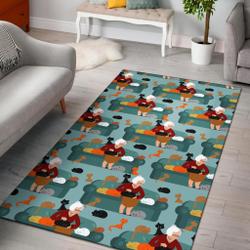 Homer Simpson Donut Area Rug Living Room Rug Home Decor Carpet