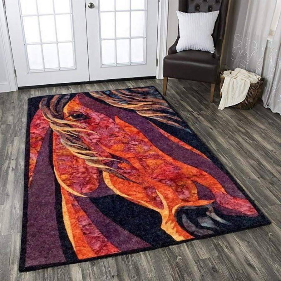 Horse Nn270849M Area Rug Living Room Rug Home Decor