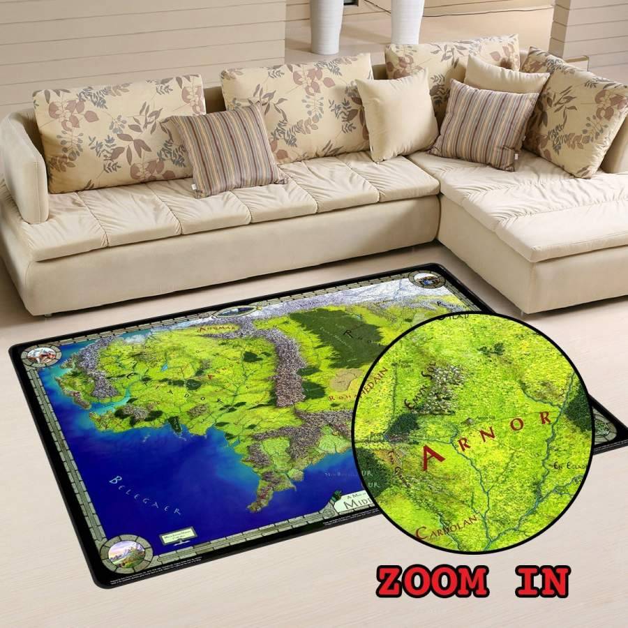 Game Mapping Area Rug Living Room Rug Home Decor Carpet Rug Living Room 2003039
