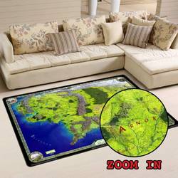 Game Mapping Area Rug Living Room Rug Home Decor Carpet Rug Living Room 2003039
