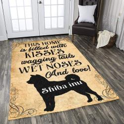Shiba Inu Quote Rug Dhcdhc Ld2809 Rug Living Room Rug Home Decor