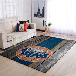 Houston Astros Wooden Area Rug Mlb Baseball Team Logo Carpet Living Room Rugs 4