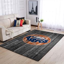 Houston Astros Wooden Area Rug Mlb Baseball Team Logo Carpet Living Room Rugs 5