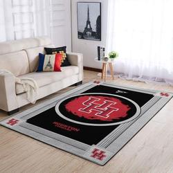 Houston Cougars Ncaa Living Room Carpet Floor 20030331 Rug Regtangle 1