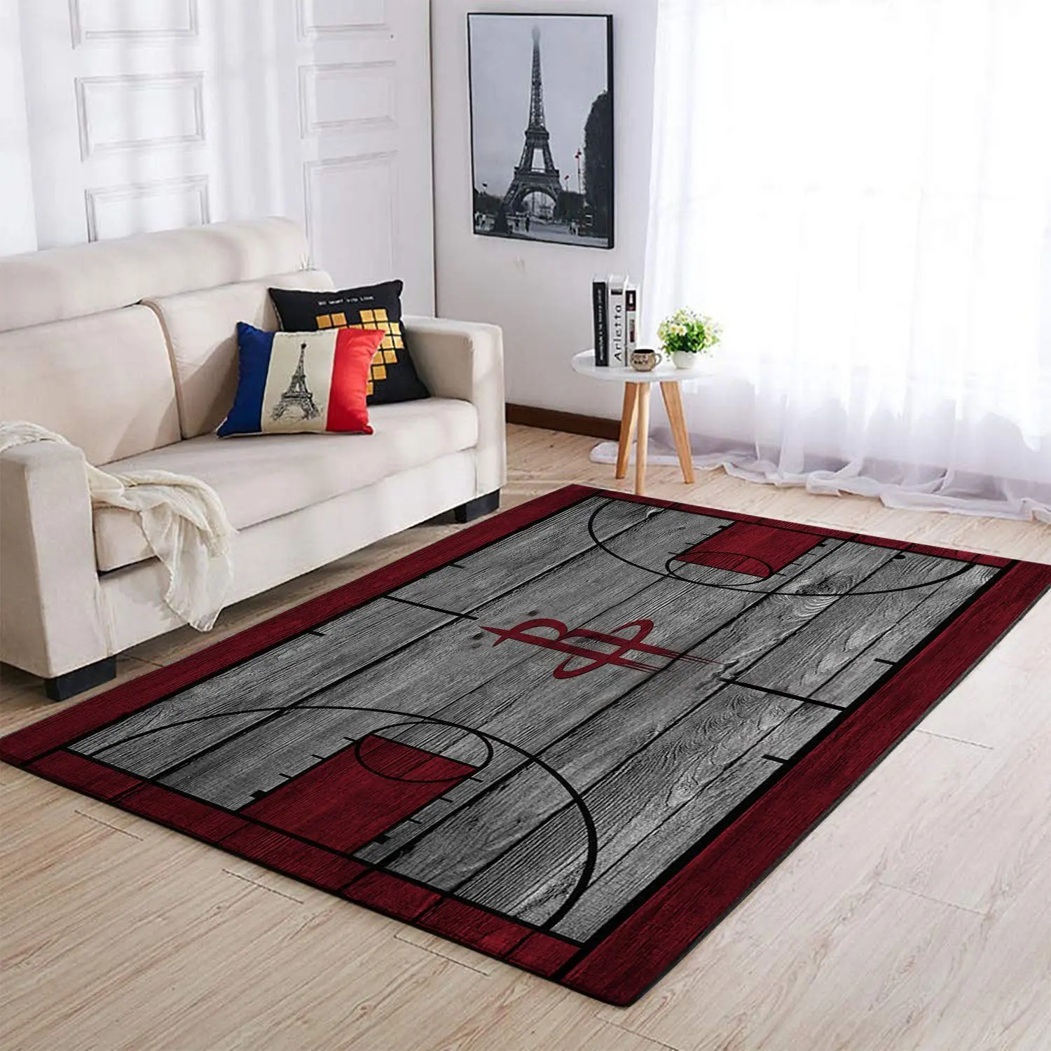 Houston Rockets Area Rug Nba Carpet Living Room Rugs Rug Regtangle Carpet V3332