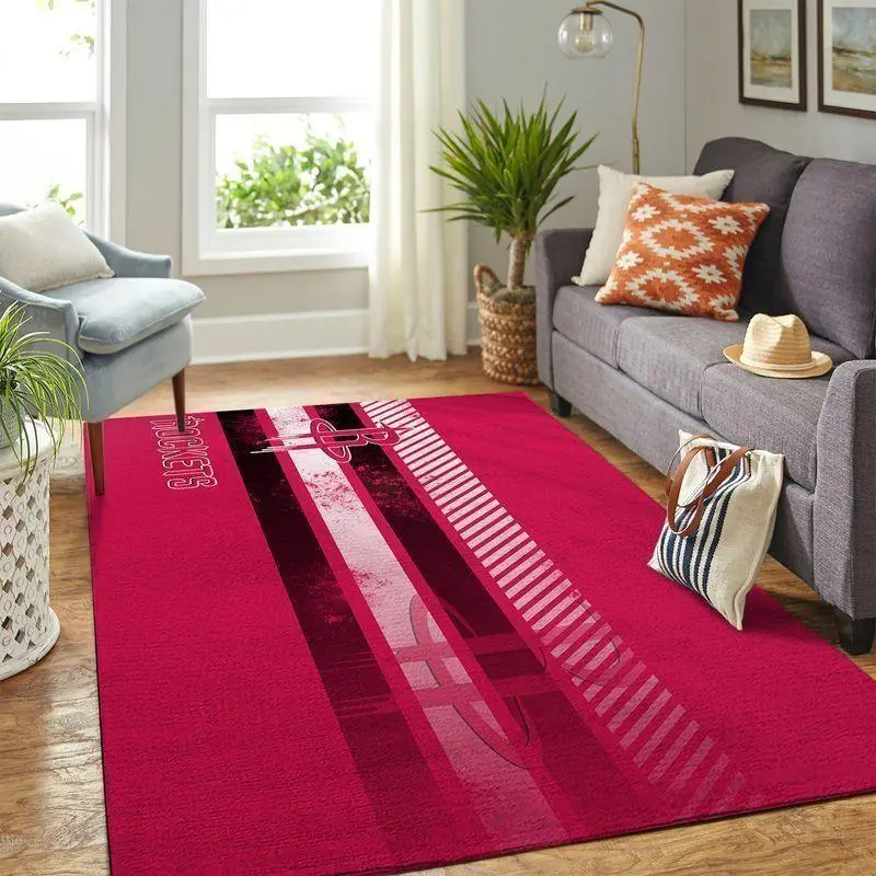 Houston Rockets Area Rug Nba Carpet Living Room Rugs Rug Regtangle Carpet V3335