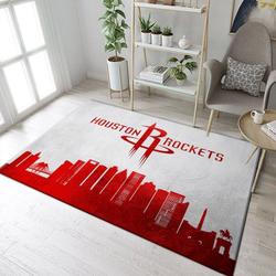 Houston Rockets Nba 3 Area Rug Living Room Bedroom Rug Regtangle Carpet