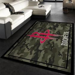 Houston Rockets Nba 4 Area Rug Living Room Bedroom Rug Regtangle Carpet