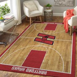 Hartford Hawks Living Room Rug Home Decor Football Area Rug Living Room Rug