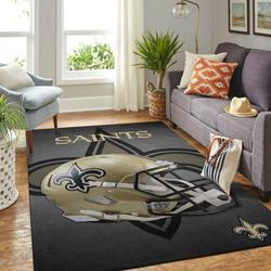 NFL New Orleans Saints Football Team Logo Carpet Rug Living Room 200305128