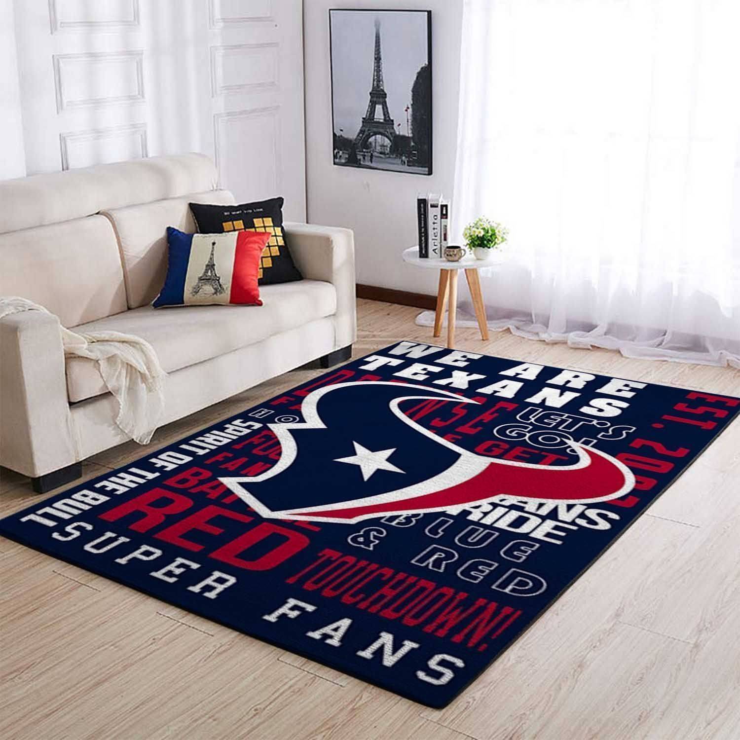NFL Houston Texans Area Rugs Living Room Carpet Sht101201 Rug Regtangle Carpet
