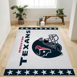 Houston Texans Banner Nfl Logo Area Rug For Gift Living Room Rug Home