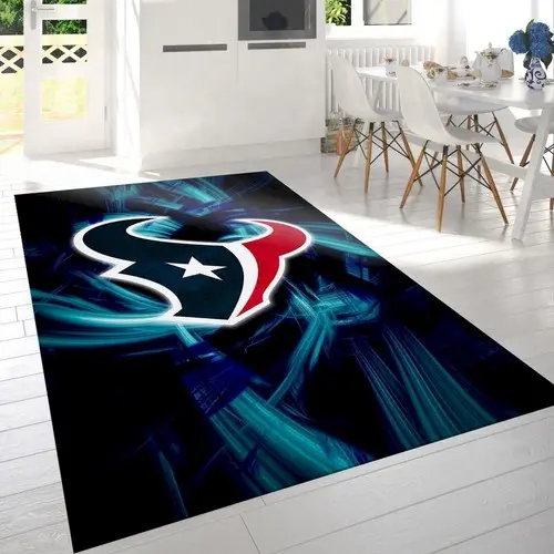 Houston Texans Nfl Logo Area Rug For Gift Bedroom Rug Home Decor Floor