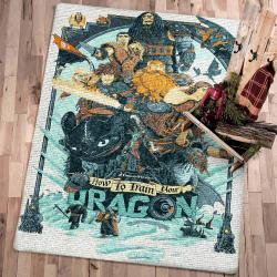 How To Train Your Dragon 2 Dhcdhc Ld2709 Rug Living Room Rug Home Decor