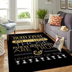 Huflepuff Fn191014 Harry Potter Area Rug Floor Decor Living Room Area Rug Home Decor
