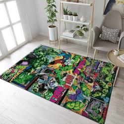 Hulk Marvel Superhero Area Rug Living Room And Bed Room Rug Rug Regtangle