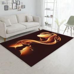 Hummingbird White Daisy Area Rug Living Room Rug Home Decor