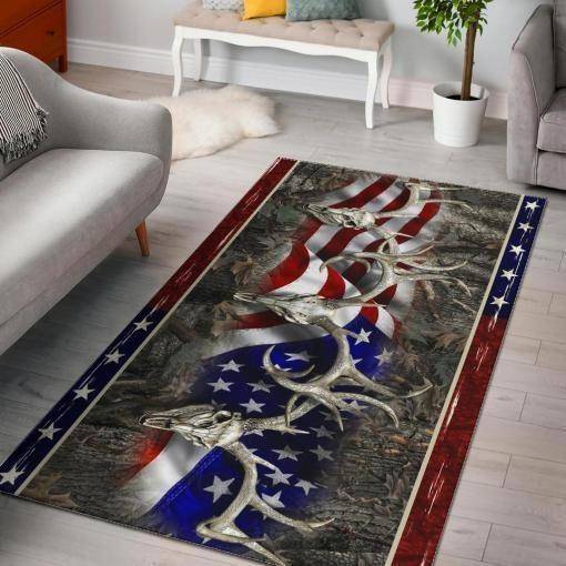 Hunting Deer Area Rugs Living Room Carpet Fn051219 Rug Regtangle Carpet Floor Decor Home Decor