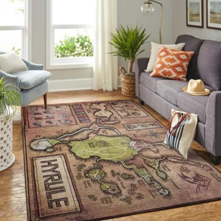 Hyrule Warriors Area Rug Living Room Rug Home Decor Gaming Home Decor