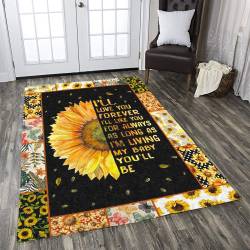 I Will Love You Forever My Baby Dhckl1810At Rug Living Room Rug Home Decor