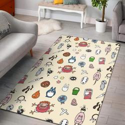 Ice Cream Cone Print Pattern Area Rug Living Room Rug Home Decor