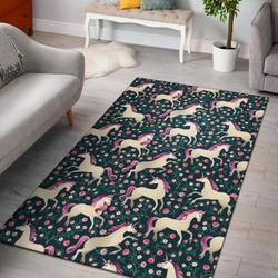 Ice Skate Pink Pattern Print Area Rug Living Room Rug Home Decor