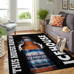 Icehouse Area Rug This House Runs On Ofd 2003097 Area Rug Living Room Carpet Rug Regtangle Carpet Floor Decor Home Decor