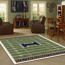 NCAA Illinois Fighting Illini Football Living Room Carpet Regtangle Carpet 2