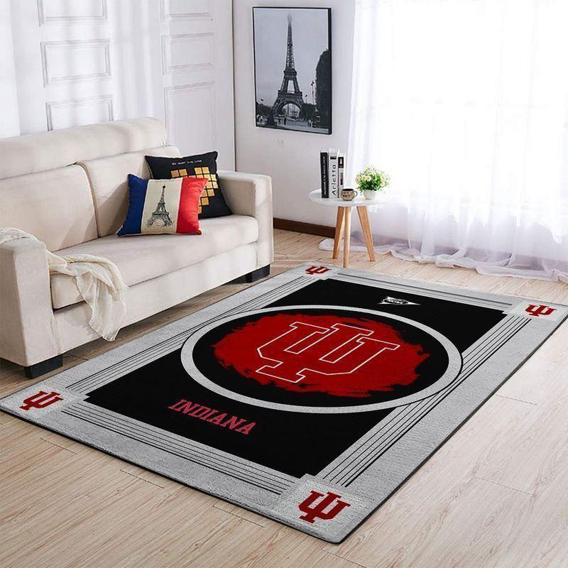 Indiana Hoosiers Ncaa Living Room Carpet 20030332 Rug Regtangle Home Decor