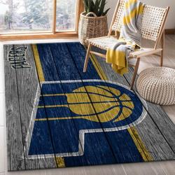 Indiana Pacers Nba 1 Area Rug Living Room And Bed Room Rug Rug Regtangle Carpet
