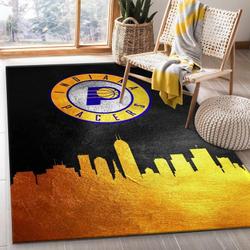 Indiana Pacers Nba 5 Area Rug Living Room And Bed Room Rug Rug Regtangle Carpet