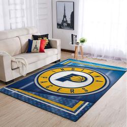Indiana Pacers Nba Area Rugs Team Logo Living Room Carpet Rug Regtangle Carpet