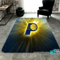 Indiana Pacers Nba Logo 3D Living Room Christmas Gift Rug Regtangle Carpet