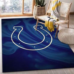 Indianapolis Colts Nfl 10 Living Room And Bed Room Rug Rug Regtangle Carpet
