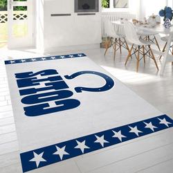 Indianapolis Colts Nfl 11Living Room And Bed Room Rug Regtangle Carpet