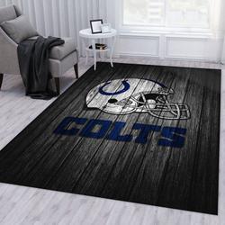 Indianapolis Colts Nfl 19 Living Room And Bed Room Rug Rug Regtangle Carpet