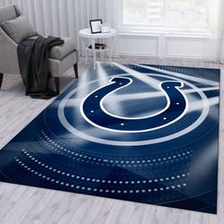 Indianapolis Colts Nfl 20 Living Room And Bed Room Rug Rug Regtangle Carpet
