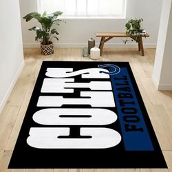 Indianapolis Colts Nfl 21 Living Room And Bed Room Rug Rug Regtangle Carpet