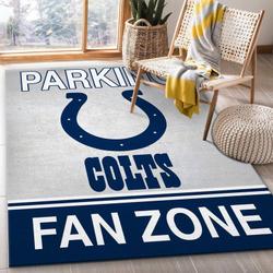 Indianapolis Colts Nfl 25 Living Room And Bed Room Rug Rug Regtangle Carpet