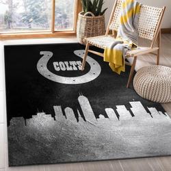 Indianapolis Colts Nfl 6 Living Room And Bed Room Rug Rug Regtangle Carpet