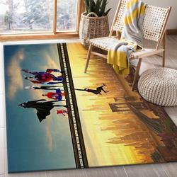 Into The Spider Verse Spider Man Miles Morales Area Rug Living Room