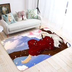 Inuyasha Anime 13 Area Rug Living Room And Bed Room Rug Rug Regtangle Carpet Floor Decor Home Decor